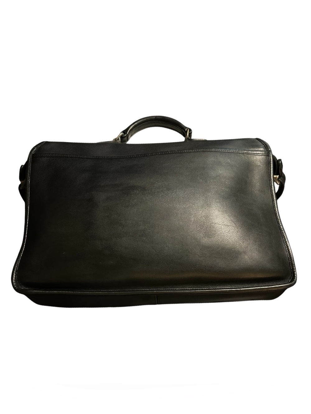 Vtg Coach Metropolitan Brief Bag Black Leather #5180 seen on Devil Wears Prada 2 - Picture 3 of 12